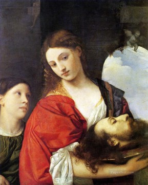  Titian Canvas - Salome 1512 Tiziano Titian
